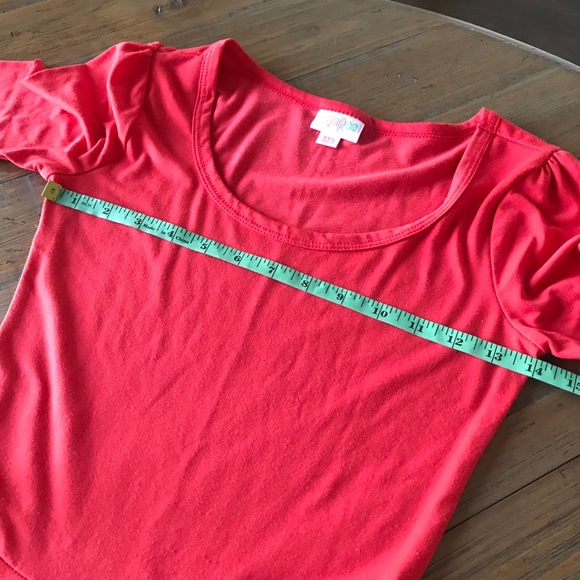 LuLaRoe XXS Nicole dress- solid salmon pink/coral - Picture 8 of 16